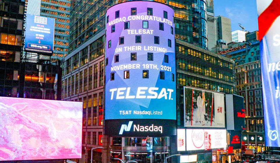 Telesat’s trading debut sets new age for satellite operators