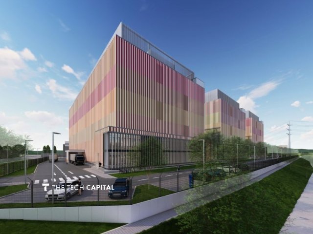Artistic render of the future Ingelheimer Aue data centre. Source: Green Mountain