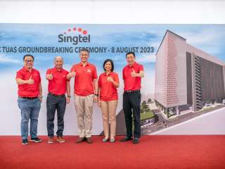 Singtel breaks ground on 8-floor Singapore data centre