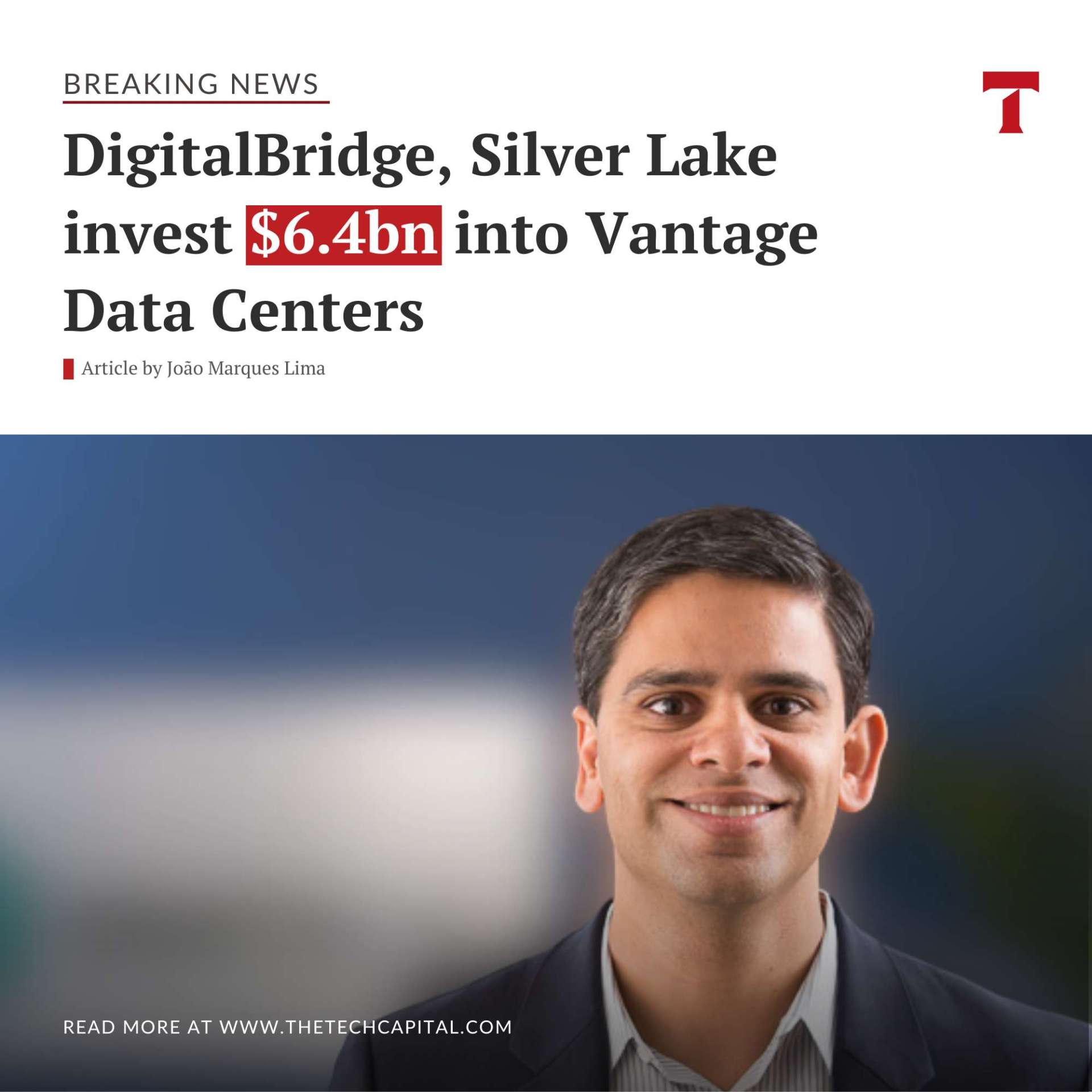 DigitalBridge, Silver Lake invest 6.4bn into Vantage Data Centers