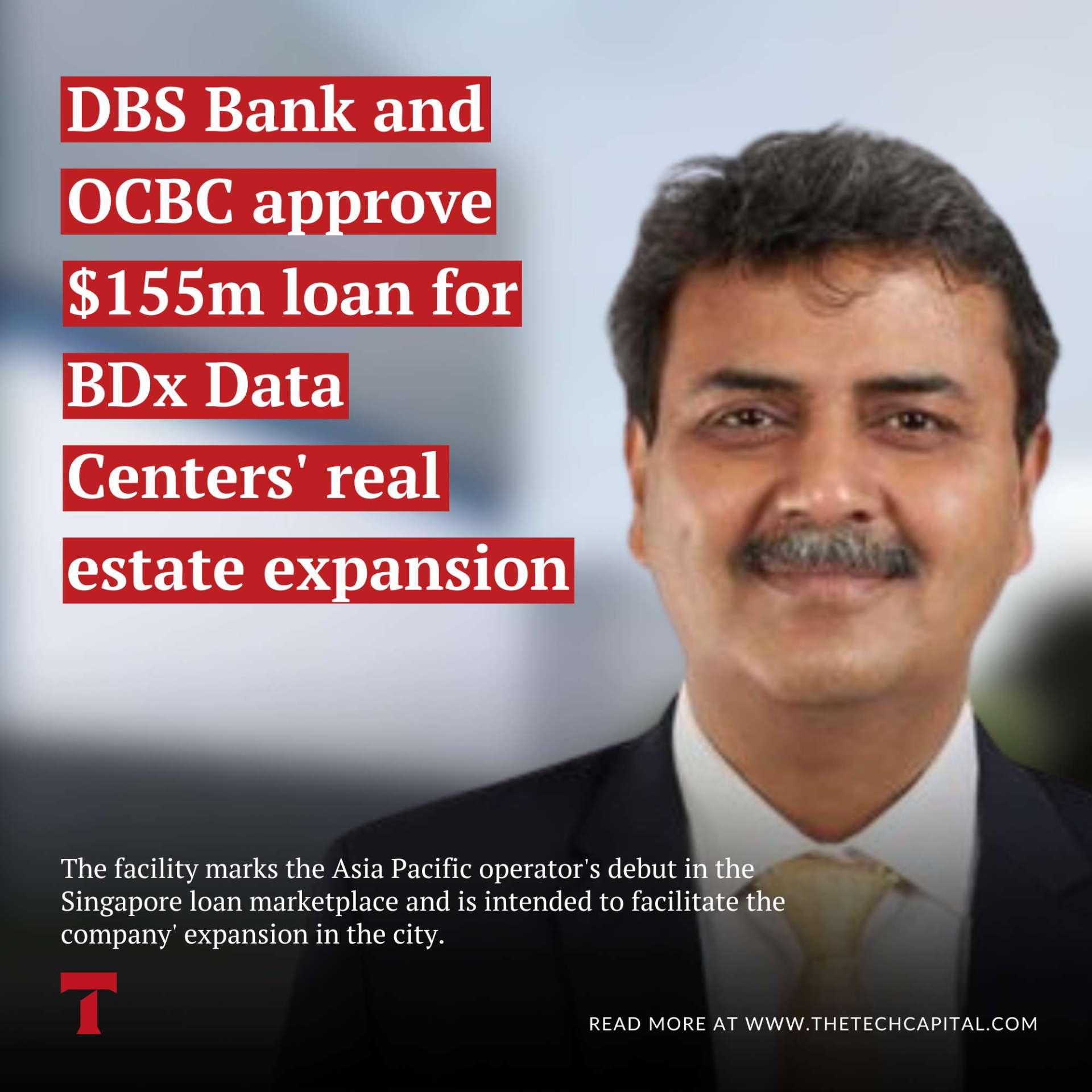 DBS Bank and OCBC approve 155m loan for BDx Data Centers' real estate