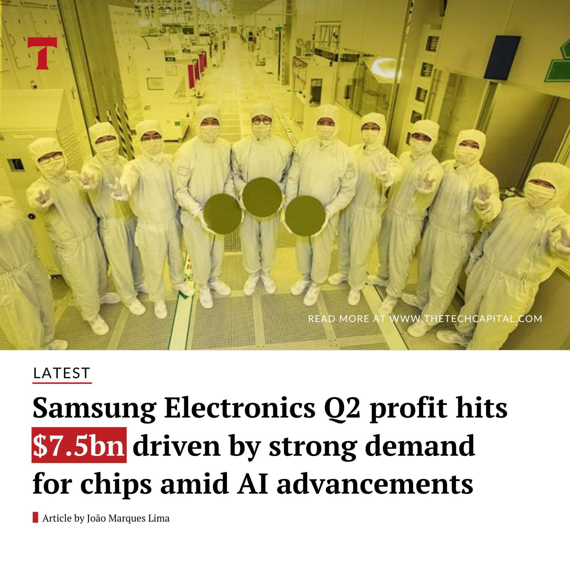 Samsung Electronics Q2 profit of $7.5bn driven by strong demand for ...