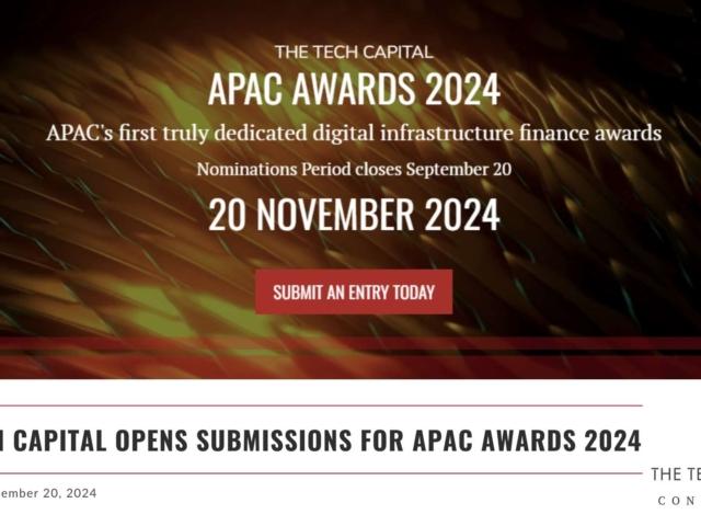 The Tech Capital opens submissions for the inaugural APAC Awards 2024
