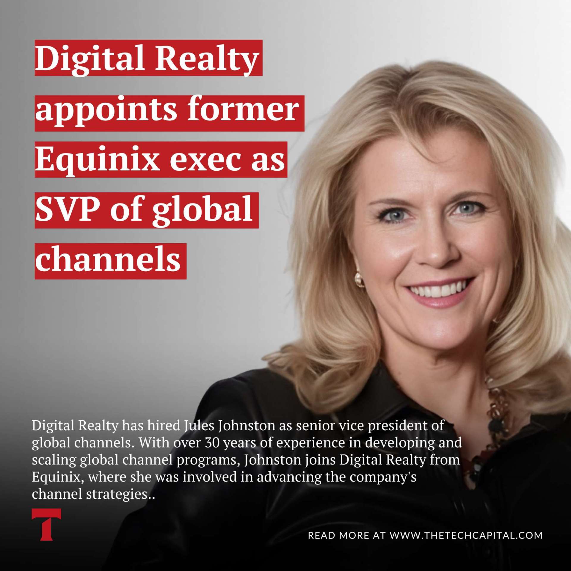 Digital Realty appoints former Equinix exec as SVP of global channels ...