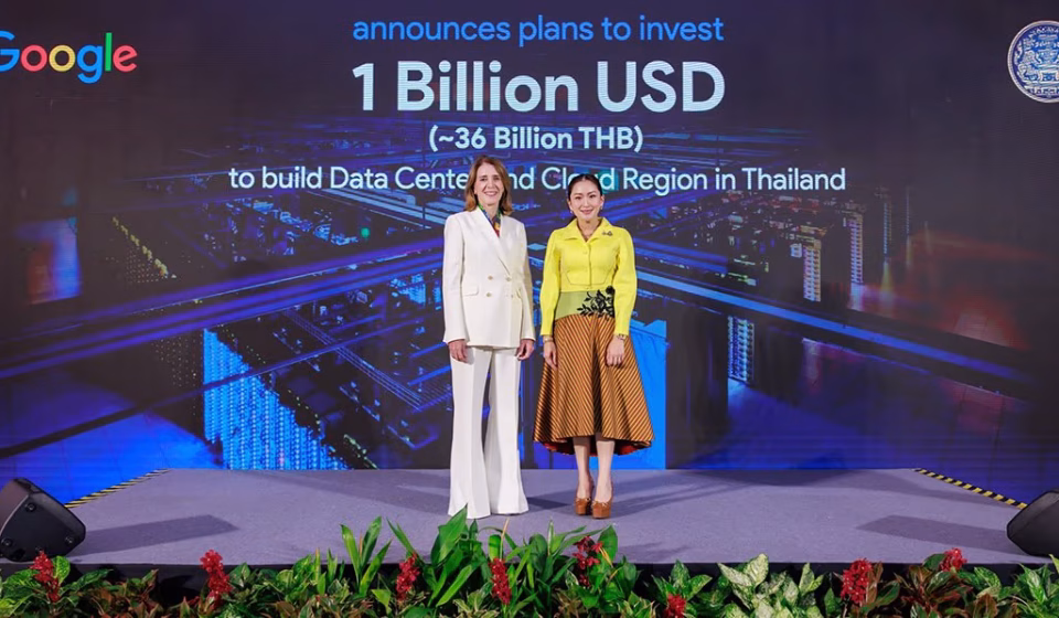 Google plans $1bn investment in Thailand