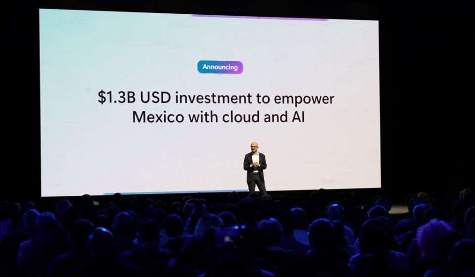 Microsoft pledges $1.3bn investment in Mexico's AI and cloud infrastructure