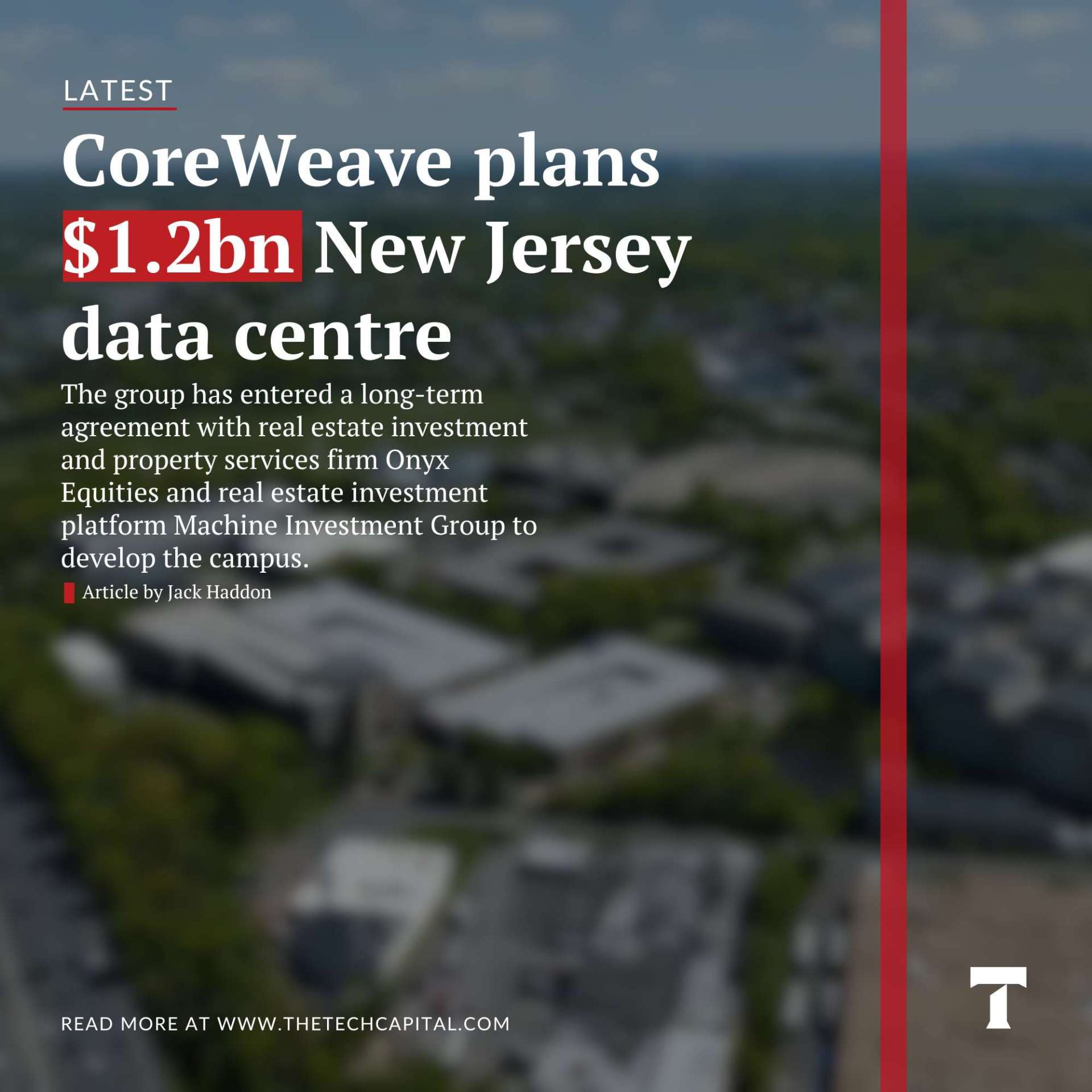 Coreweave Nj CoreWeave plans $1.2 billion New Jersey Data Centre - The Tech Capital