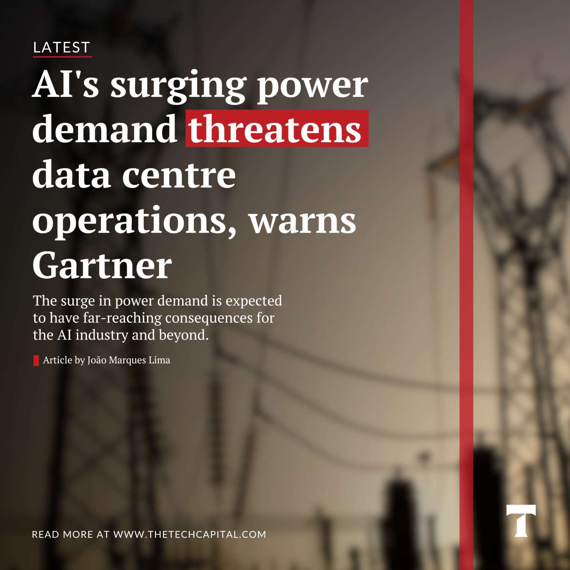 Surging Computing Power AI's surging power demand threatens data centre operations, warns ...