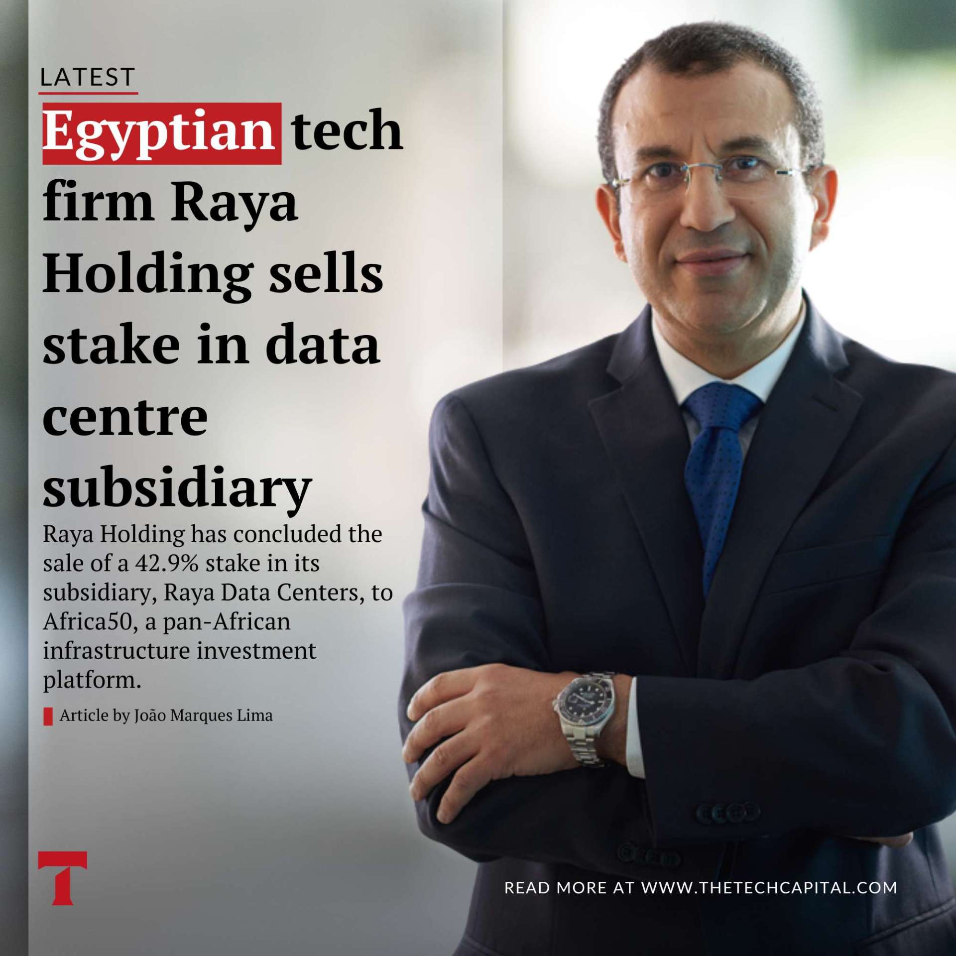 Egyptian tech firm Raya Holding sells stake in data centre subsidiary ...