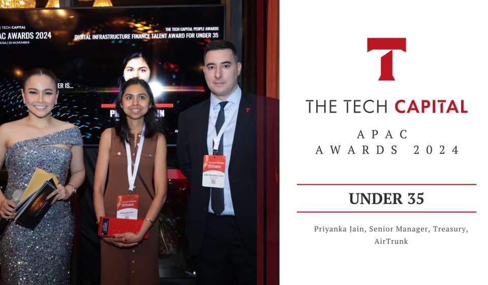 AirTrunk's Priyanka Jain Clinches Prestigious APAC Digital Infrastructure Finance Award for Under 35
