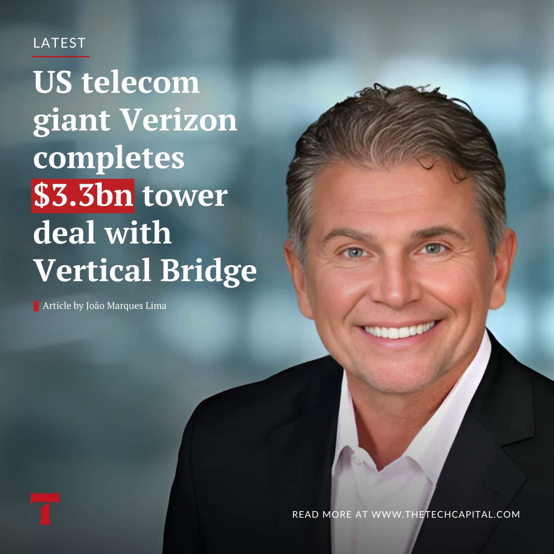 US telecom giant Verizon completes $3.3bn tower deal with Vertical ...