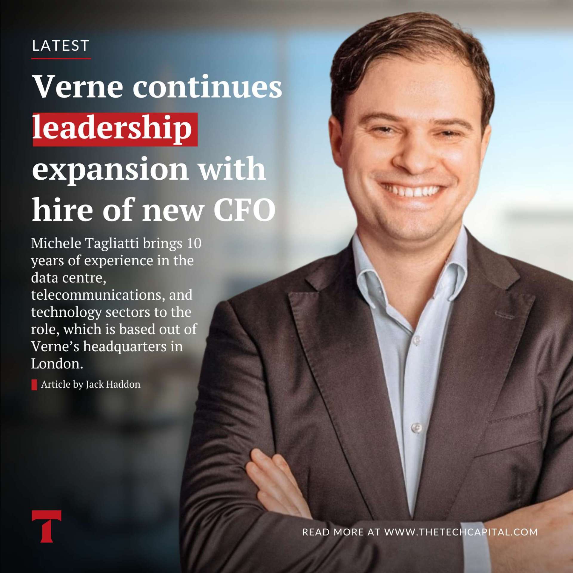 Verne continues leadership expansion with hire of new CFO - The Tech ...