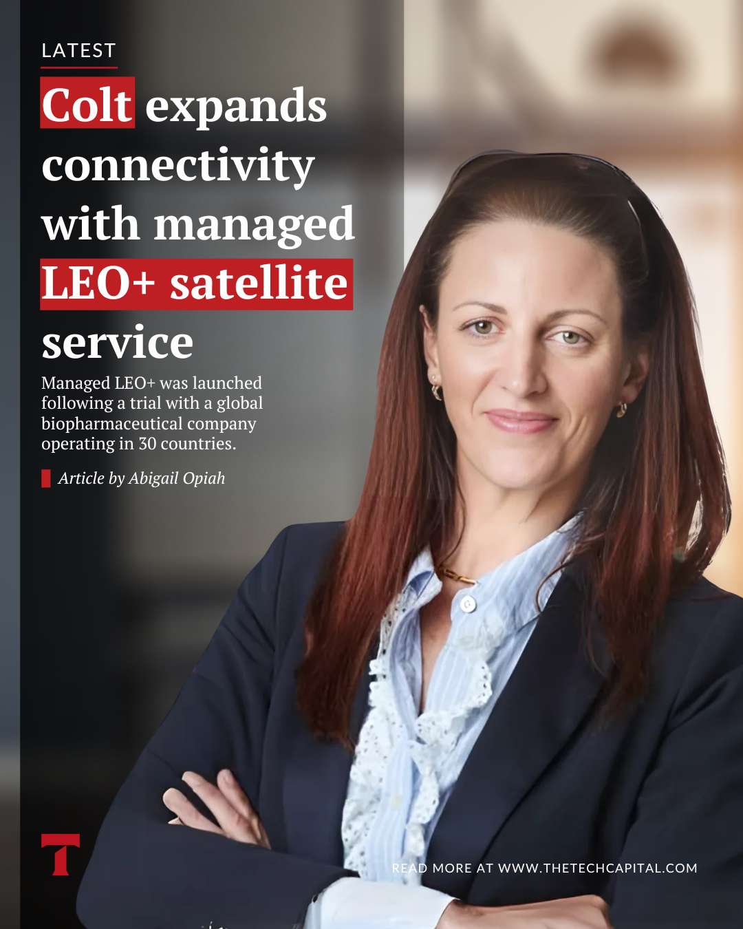 Colt Connectivity Colt expands connectivity with managed LEO+ satellite service - The ...