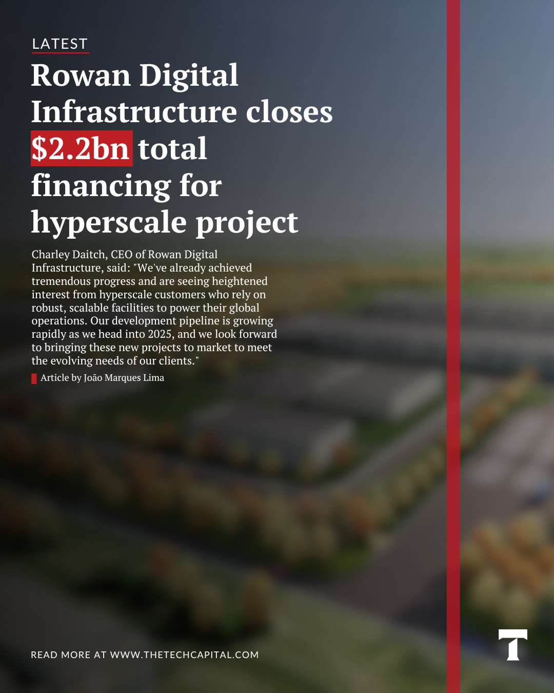 Rowan Digital Infrastructure closes $2.2 billion total financing for ...
