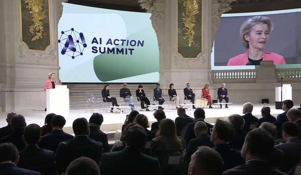 European Commission President announces $220 billion 'AI Gigafactories' initiative at Paris Summit