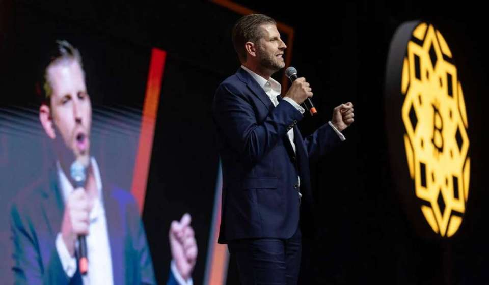 Eric Trump, Donald Trump Jr enter Bitcoin mining venture with Hut 8 Corp