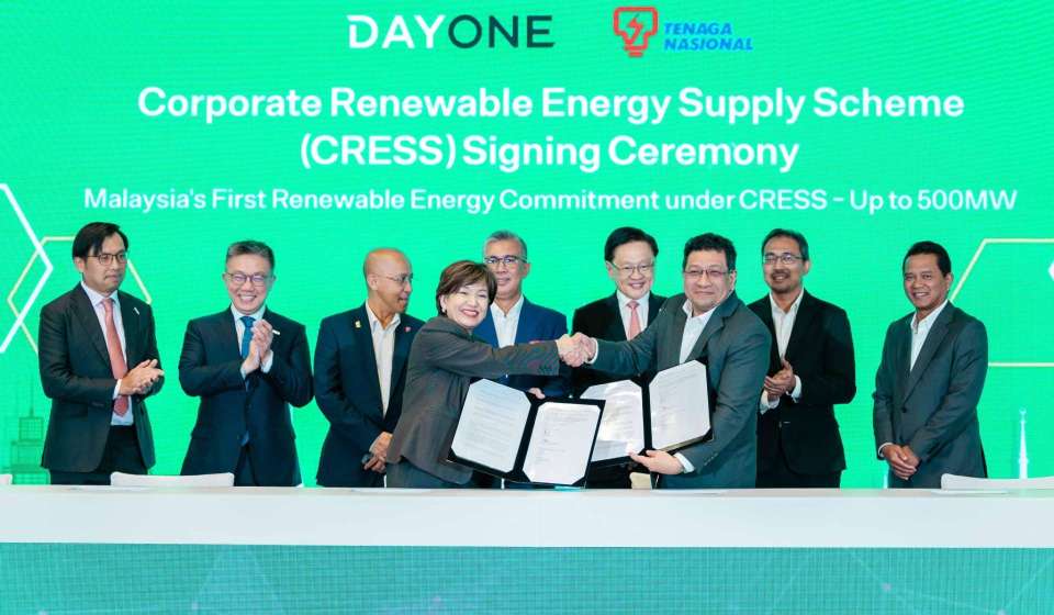 DayOne, TNB sign Malaysia’s first corporate renewable energy deal for data centres