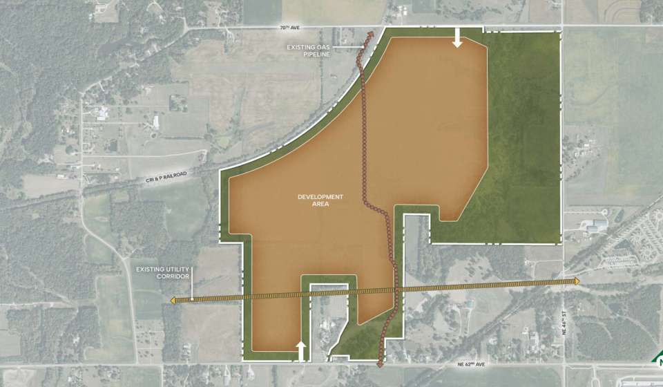 Tract buys land in Iowa for 1GW+ technology park
