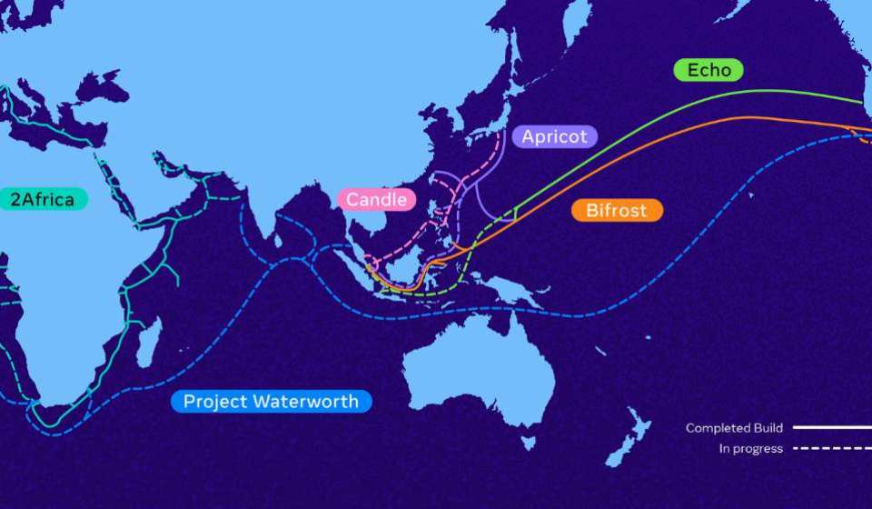 Meta expands subsea infrastructure connecting east and southeast Asia with US