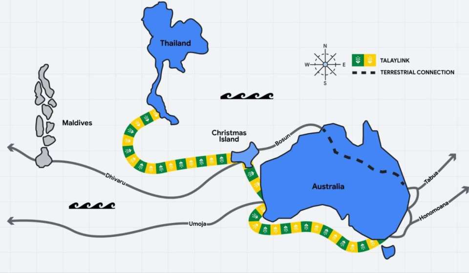 Google Cloud launches TalayLink subsea cable linking Australia and Thailand