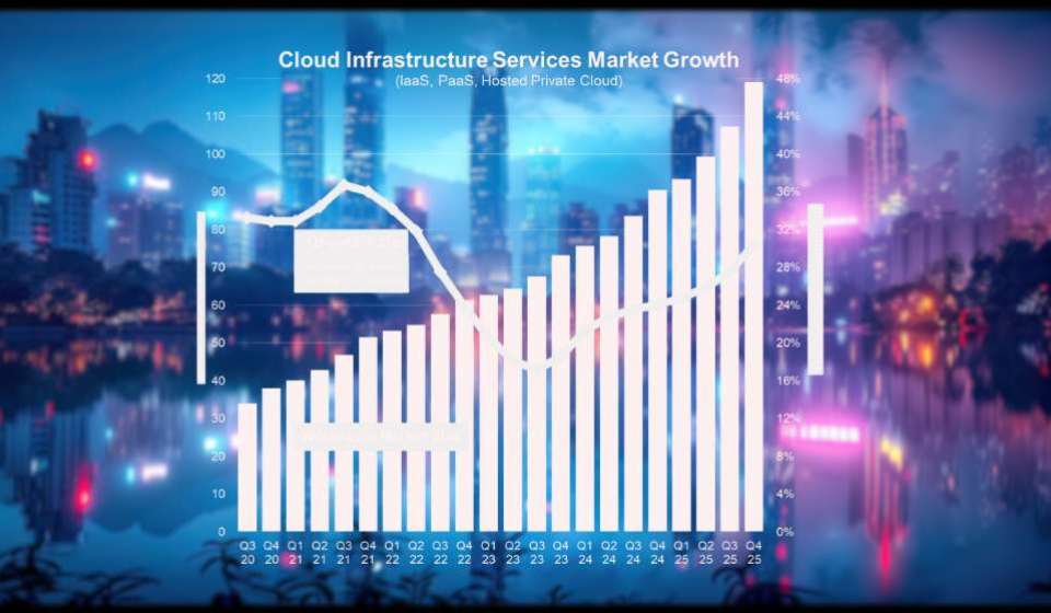 2025 cloud spending hit $419 billion as growth rates soar
