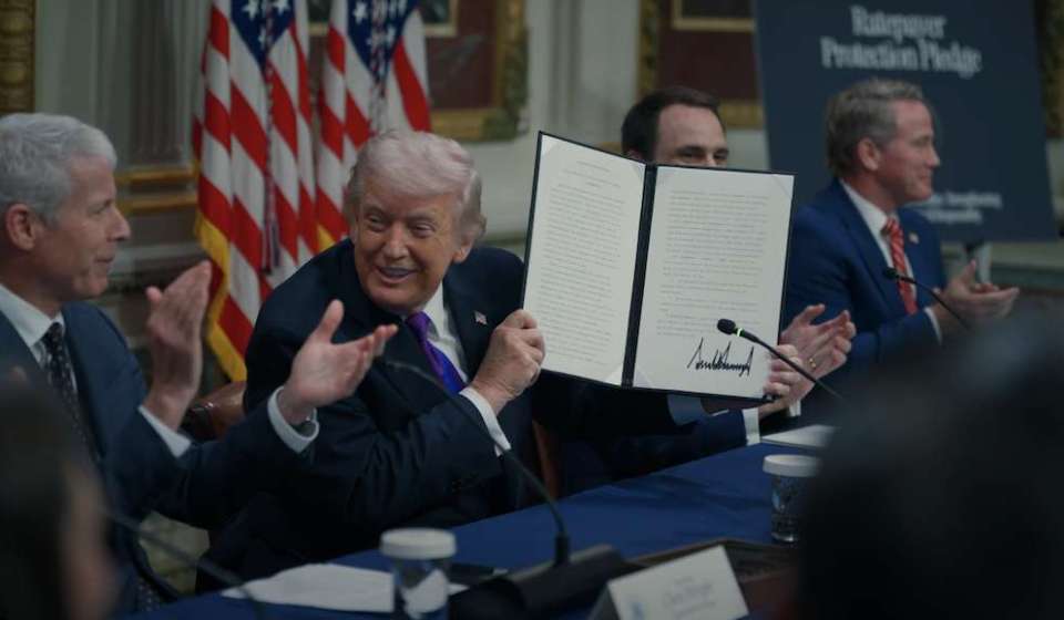 Big Tech signs White House pledge on data centre electricity costs