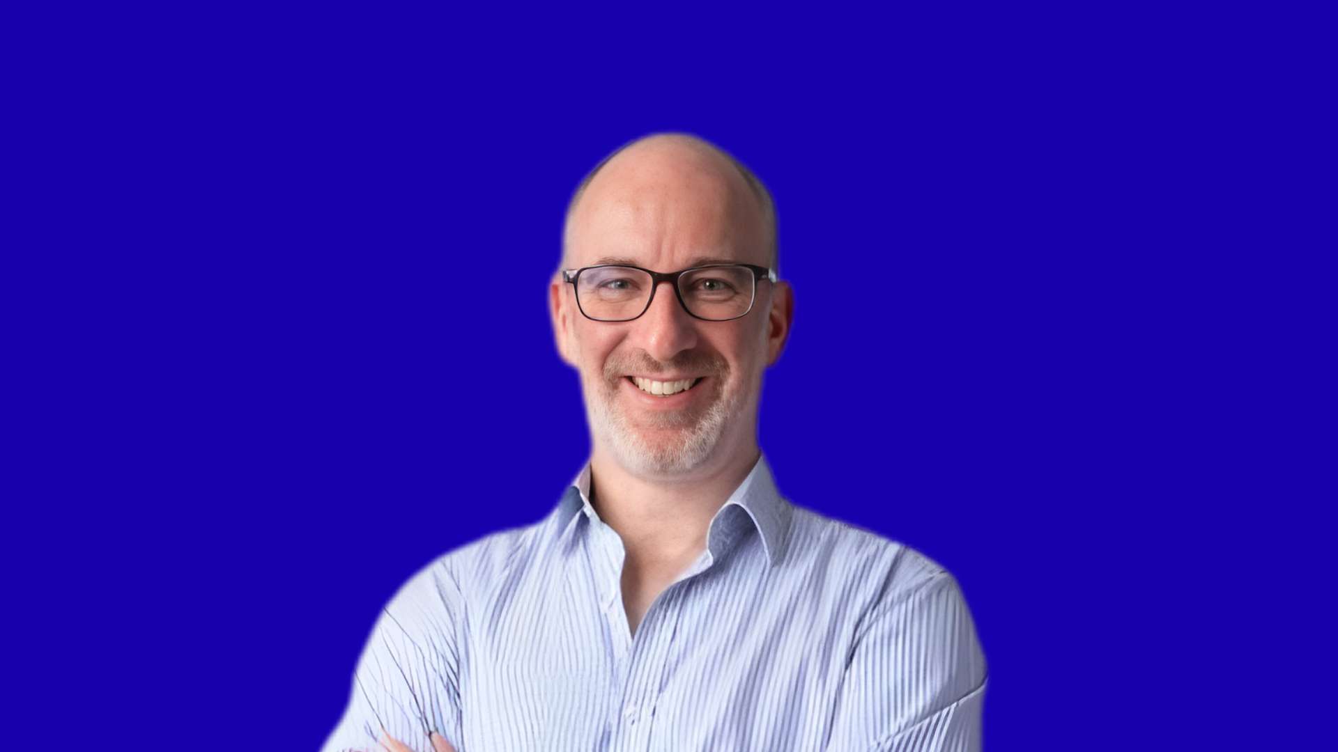 Daryl Seaton in blue background