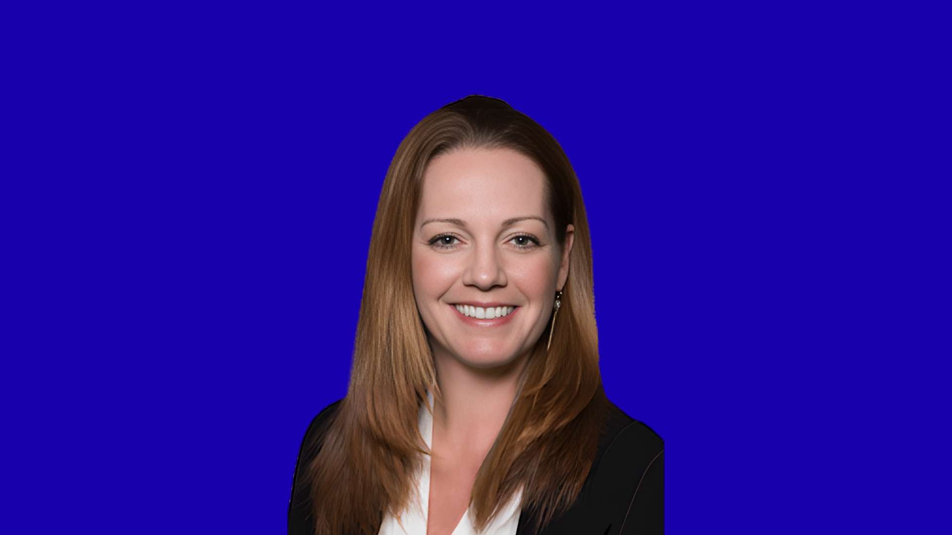 Heather Paduck in blue background
