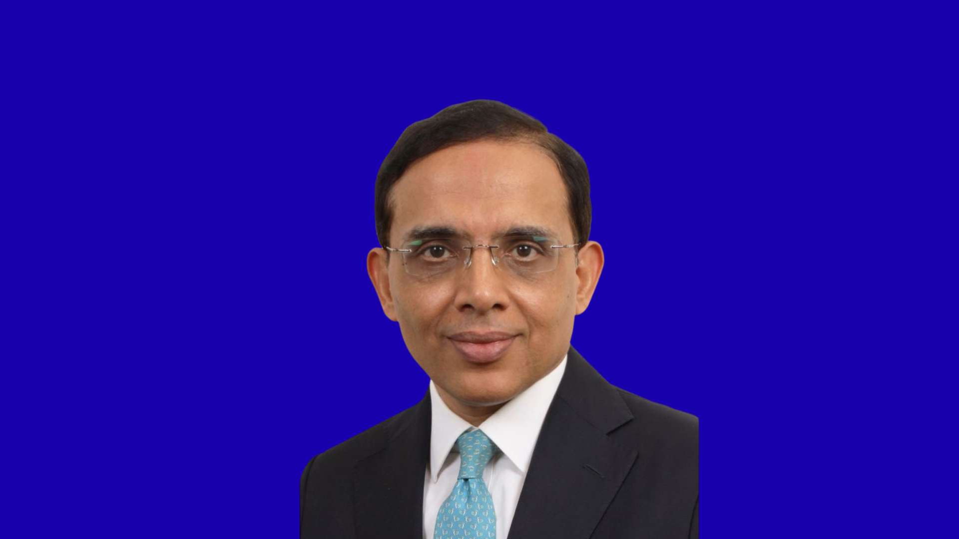 Mohit Pande in blue background
