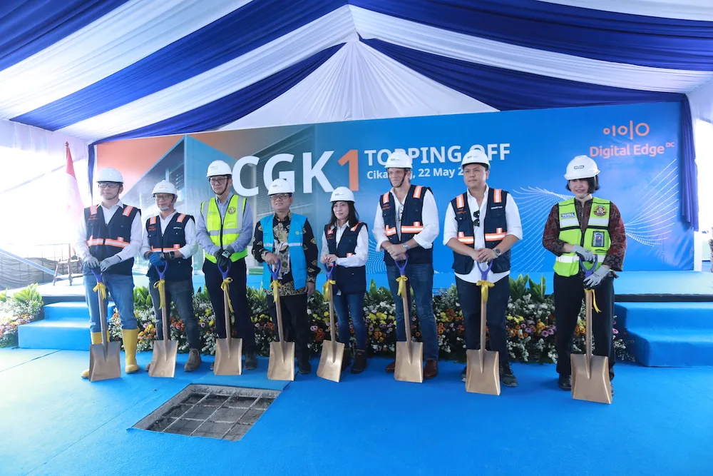 Digital Edge tops out first 500MW Jakarta campus, secures 1.45GW power
