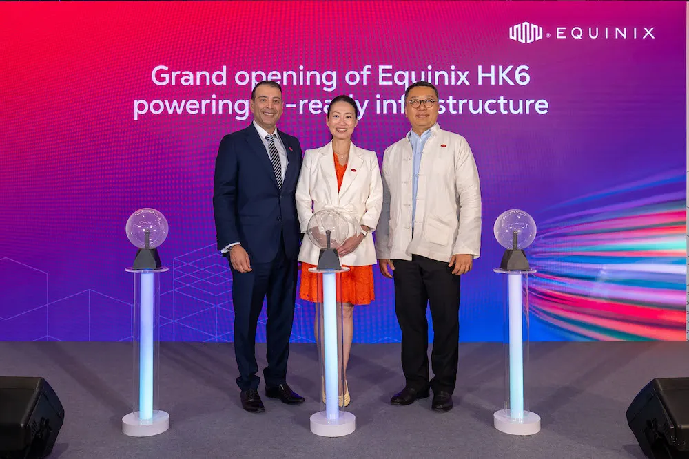 Equinix opens sixth Hong Kong data centre with $124 million investment