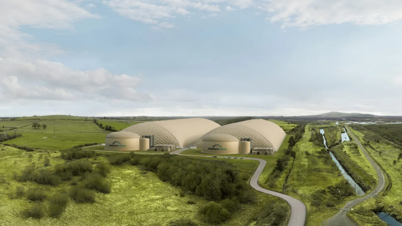Energy Dome and Google sign agreement for energy storage project in Ireland